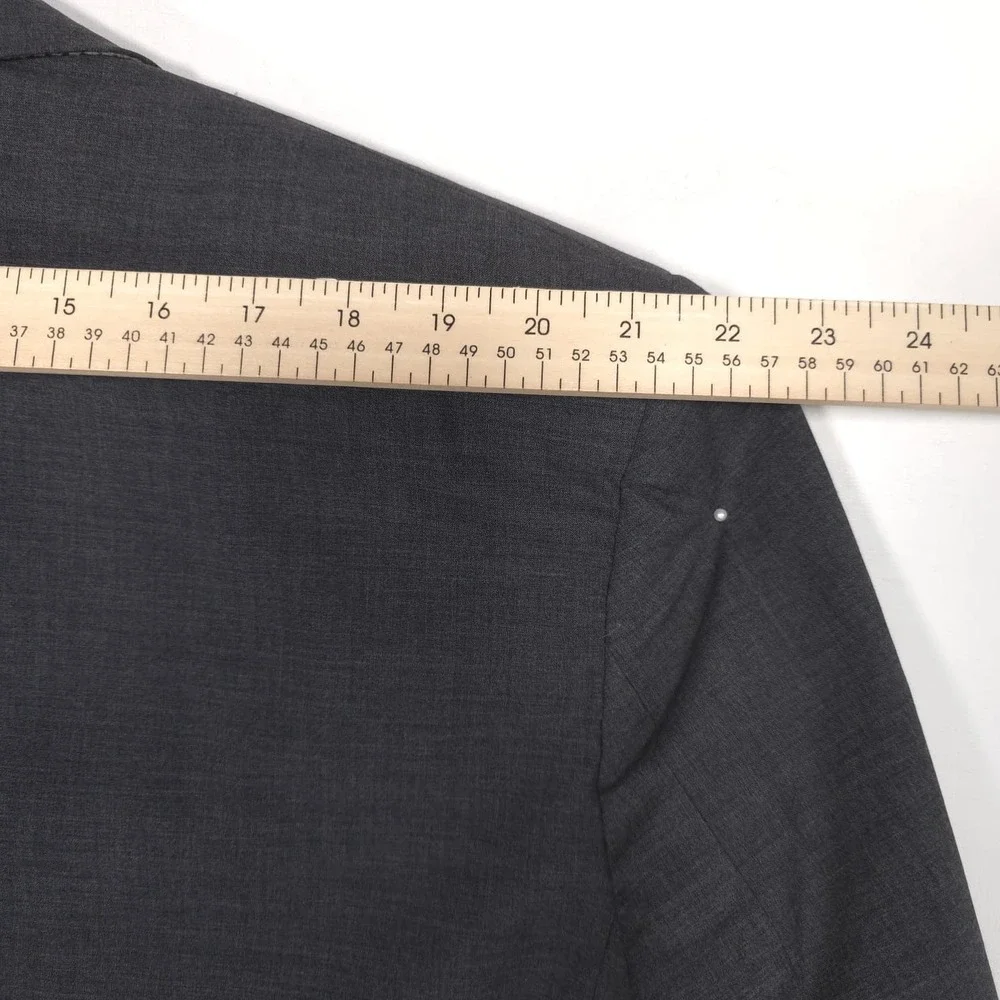 INDOCHINO New Men's Blazer Sport Coat LARGE Gray Wool Made for you APQ Jacket 52